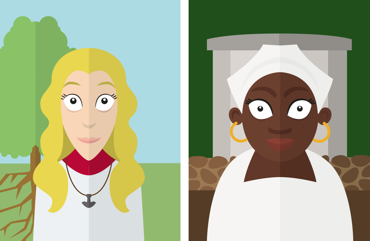 illustration-illustrator-tegning-tegner-religion-kristendom-buddisme-malene-hald-folkeskolen-undervisning-7