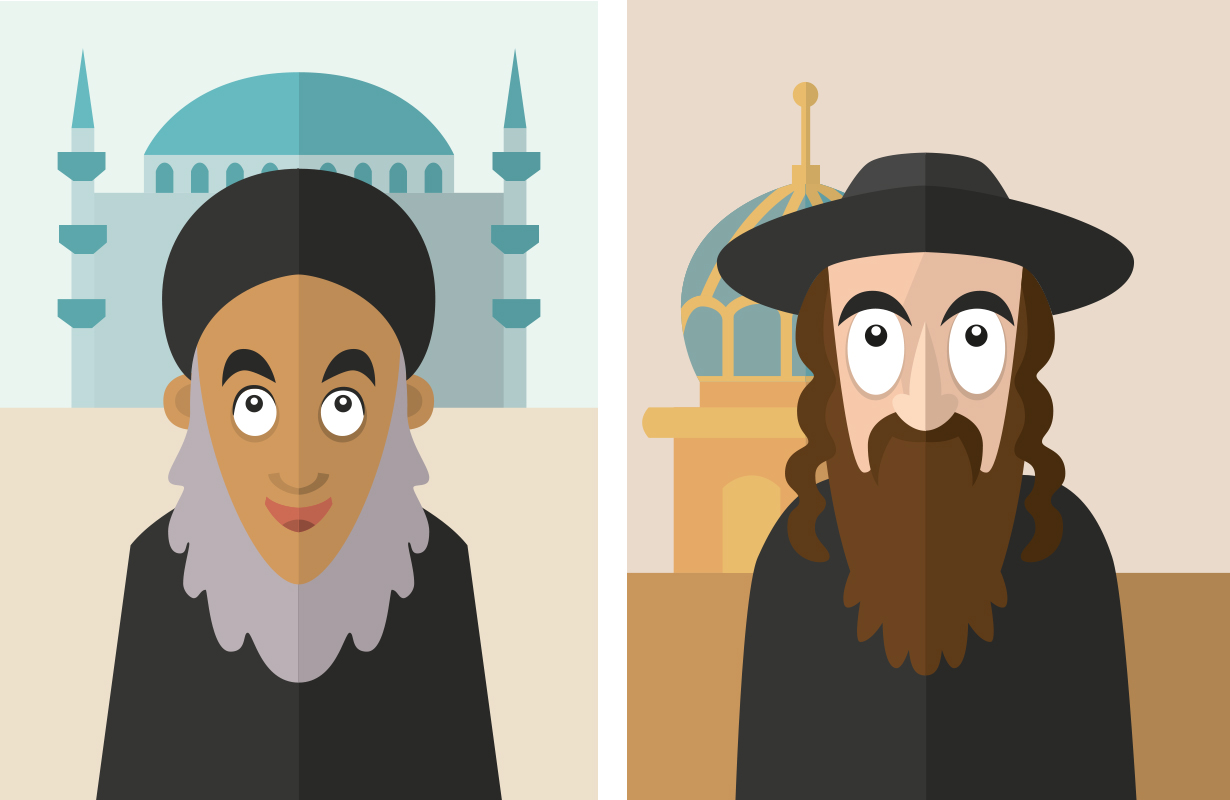 illustration-illustrator-tegning-tegner-religion-kristendom-buddisme-malene-hald-folkeskolen-undervisning-6